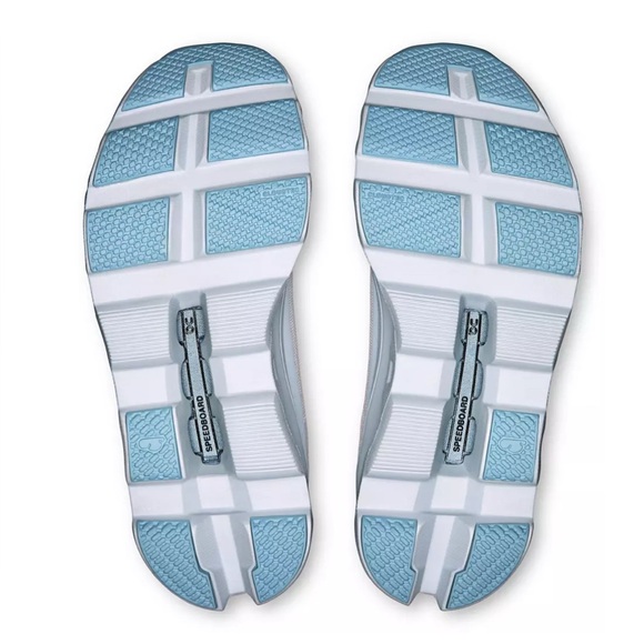 White and Blue CloudTec Sneakers - Picture 2 of 7